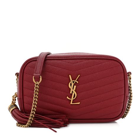 opyum red ysl bag|SAINT LAURENT Grain De Poudre Matelasse Monogram Mini .